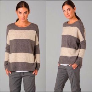 Vince Rugby Stripe Sweater Size S